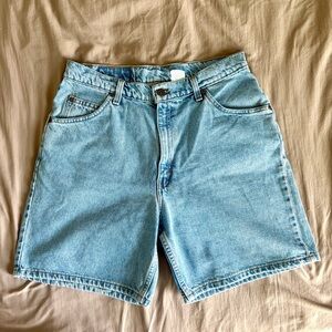 Levi's Vintage White Tab Light Wash Denim Shorts Jorts Dad Shorts 12
